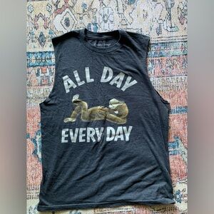 Muscle shirt dark gray in S